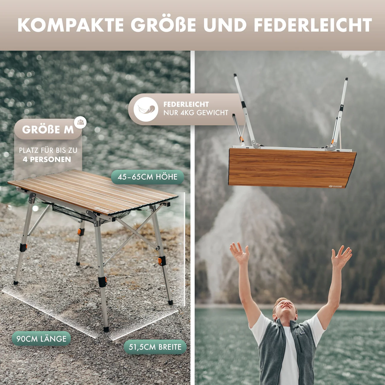 Naturbummler Campingtisch Solid Litec+ – Bild 9